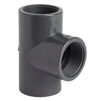 3/8inch BSP uPVC Threaded Equal Tee